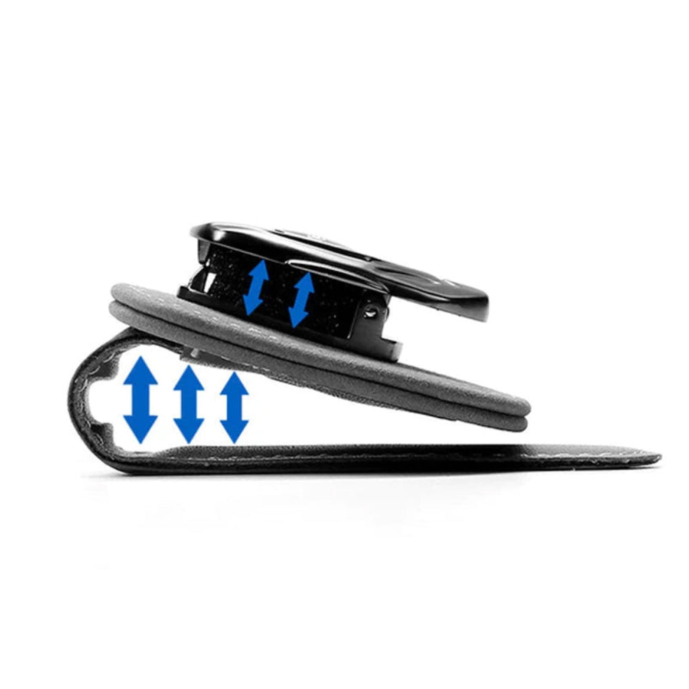 Clip multifuncțional pentru ochelari din piele întoarsă cu logo-ul mașinii dvs.